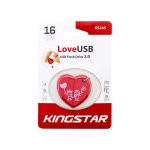 فلش مموری کینگ‌ استار مدل Love USB KS245 ظرفیت ۱۶ گیگابایت