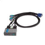 سوییچ 2 پورت KVM همراه با پشتیبانی از صدای دی-لینک مدل KVM-121