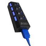 هاب 4 پورت USB 3.0 پورتز مدل HI-SPEED