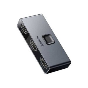 سوییچ دو پورت HDMI بیسوس Baseus Matrix HDMI Splitter Space CAHUB-BC0G