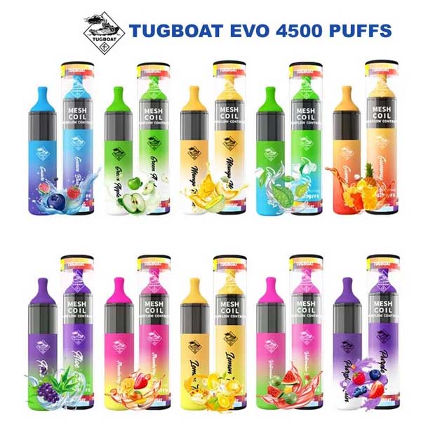 پاد یک بار مصرف تاگ بوت TUGBOAT EVO 4500