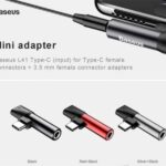 مبدل USB-C به AUX/USB-C باسئوس مدل l41 - Image 6