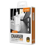 شارژر دیواری الدینیو مدل A303Q به همراه کابل تبدیل MICRO-USB