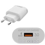 شارژر دیواری الدینیو مدل A303Q به همراه کابل تبدیل MICRO-USB