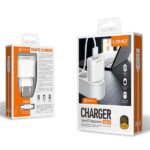 شارژر دیواری الدینیو مدل A303Q به همراه کابل تبدیل MICRO-USB
