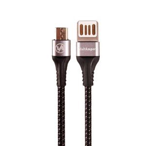 کابل تبدیل USB به microUSB ولت آمپر مدل VA – M13