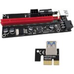 رایزر گرافیک تبدیل PCI EXPRESS X1 به X16 مدل ۰۰۹s طلایی و مشکی