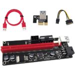 رایزر گرافیک تبدیل PCI EXPRESS X1 به X16 مدل ۰۰۹s طلایی و مشکی