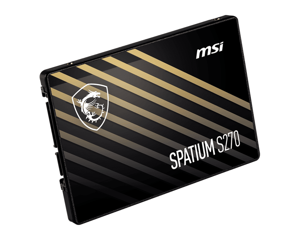 حافظه اس اس دی اینترنال ۲٫۵ اینچی ام اس آی مدل MSI SPATIUM S270 120GB