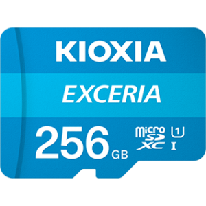 EXCERIA KIOXIA UHS-I U1 Class 10 80MBps microSDHC 256GB