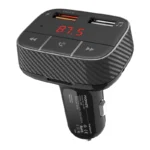 شارژر فندکی بلوتوثی با مدولاتور FM بی‌سیم خودرو و پورت شارژ سریع QC3.0 پرومیت مدل smarTune-2 Plus