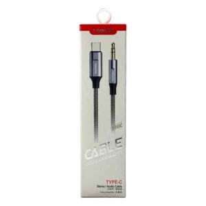 قیمت کابل AUX به تایپ-سی Type-C ترانیو مدل T-E14 فروشگاه اینترنتی سرند کالا