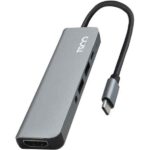 هاب 5 پورت تایپ سی تسکو مدل HUB TYPE-C TSCO THU-1160