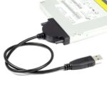 قیمت کابل تبدیل SATA به USB مدل DDUS001 مناسب برای درایو دی وی دی اکسترنال فروشگاه اینترنتی سرندکالا