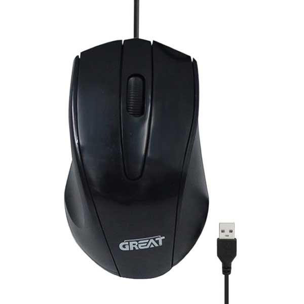 خرید ماوس باسیم گریت مدل GR-M340 فرووشگاه اینترنتی سرندکالا