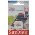 خرید کارت حافظه سن دیسک مدل Ultra کلاس 10 استاندارد UHS-I U1 سرعت 100MBps ظرفیت 64 گیگابایت فروشگاه اینترنتی سرندکالا