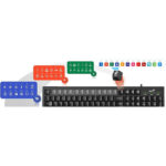 قیمت ارزان کیبورد جنیوس مدل Smart KB-100، سوییچ ممبران، Full-Size فروشگاه اینترنتی سرندکالا