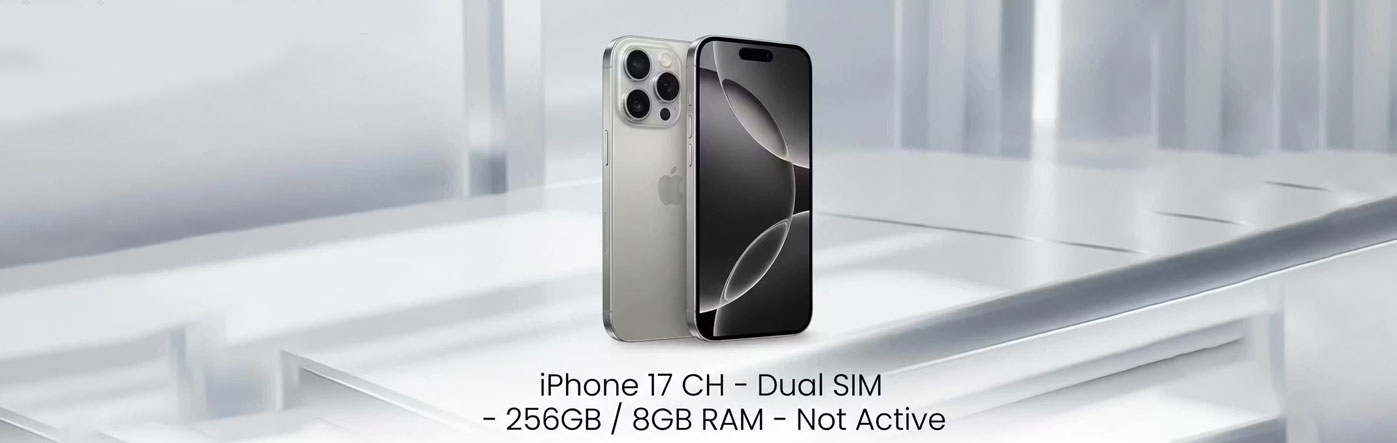 گوشی موبایل اپل مدل iPhone 17 CH دو سیم کارت ظرفیت 256 گیگابایت و رم 8 گیگابایت – نات اکتیو